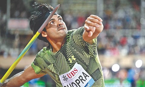 Olympic champion javelin thrower Neeraj Chopra