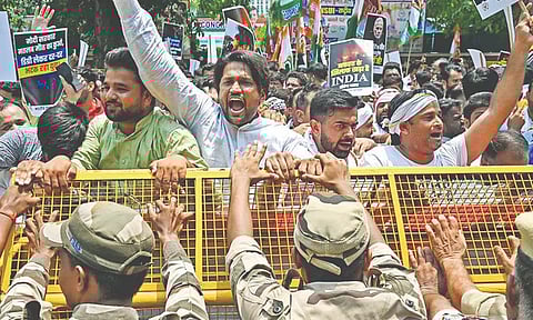 Kuki groups blame two radical Meitei organizations, Meitei Leepun and Arambai Tenggol, for instigating and perpetuating the violence.