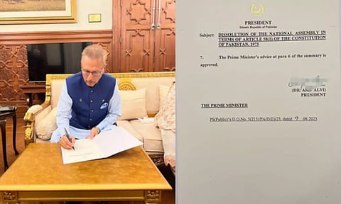 Pakistan President Arif Alvi