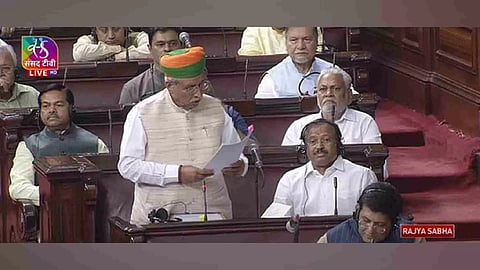 Union Minister of Law and Justice Arjun Ram Meghwal (Photo/Sansad TV)