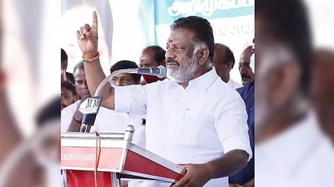  Ousted AIADMK leader and former Tamil Nadu Chief Minister O. Panneerselvam (Photo: IANS)