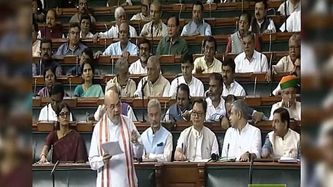 Union Home Minister Amit Shah (Photo/Sansad TV)