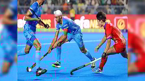 India players in action against Japan (Photo: Twitter/HI)