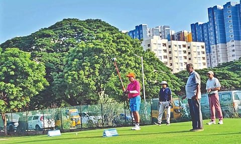 Suresh Venkata Raman ready to tee off