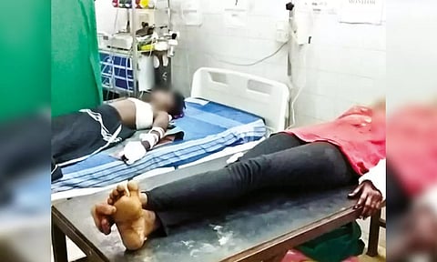 Victims at the Tirunelveli government hospital.