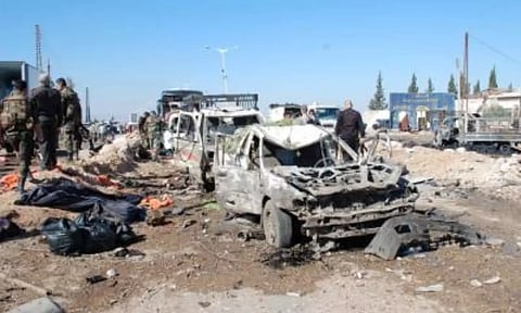 Syrian military bus (Image: IANS)