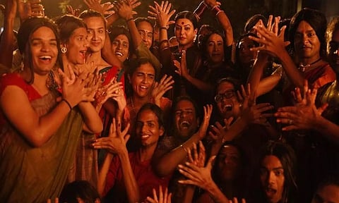 Sushmita Sen with her 'Taali' co-stars