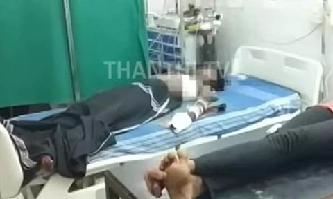 Victims at the Tirunelveli Government Medical College and Hospital.