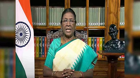 President Droupadi Murmu (Photo Courtesy: DD News/Youtube)