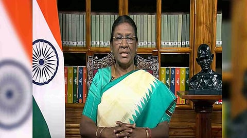 President Droupadi Murmu (Photo Courtesy: DD News/Youtube)