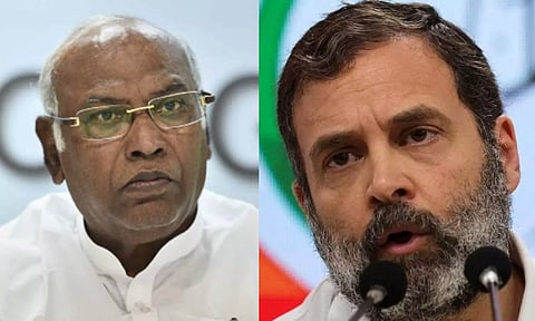 Kharge; Rahul Gandhi (PTI)