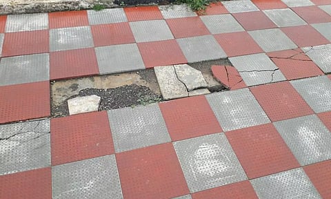 Rectify damage to pavement in park, urge residents of Ambattur