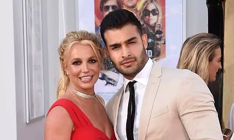 Britney Spears and Sam Asghari (AP)