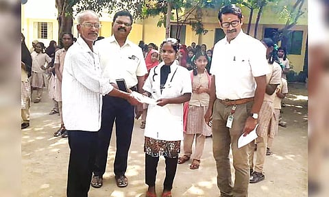 Vellore govt school invites NEET achiever to address, inspire students