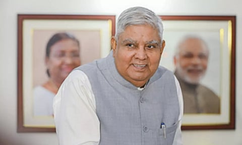 Rajya Sabha Chairman Jagdeep Dhankhar (PTI)
