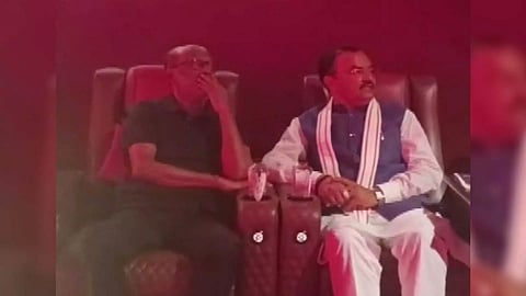 Actor Rajinikanth, UP Deputy Chief Minister Keshav Prasad Maurya(Image: Deputy CM Keshav Prasad Maurya office)