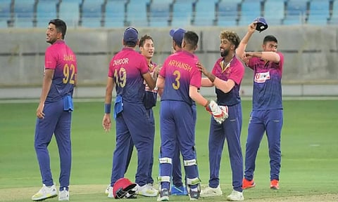 Team UAE celebrating