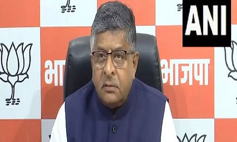 BJP MP Ravi Shankar Prasad (ANI)