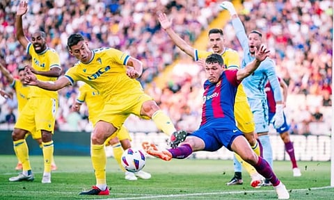 Players on the field