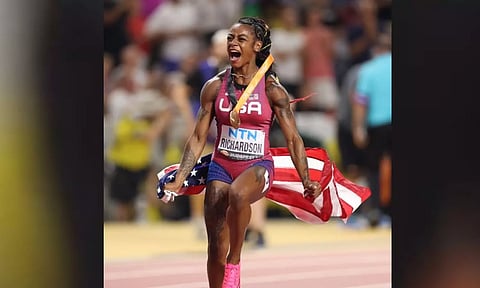 Sha'Carri Richardson (Image: IANS)