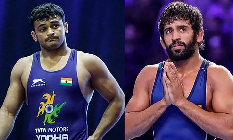 Deepak Punia and Bajrang Punia (PTI)