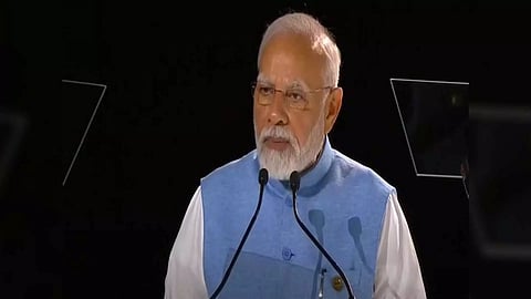 Prime Minister Narendra Modi at BRICS Business Forum Leaders' Dialogue in Johannesburg, South Africa (Photo/ANI) 