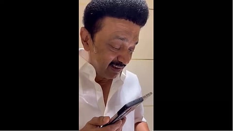 MK Stalin congratulated Chandrayaan-3 project director Veeramuthuvel over phone (Twitter/@mkstalin)