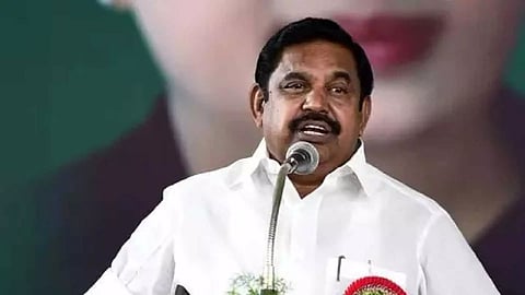 AIADMK general secretary Edappadi K Palaniswami