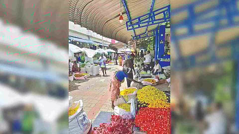 Mattuthavani wholesale flower market