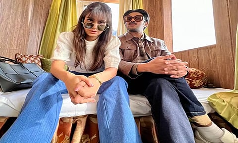 Shreya Dhanwanthary with Dulquer Salmaan