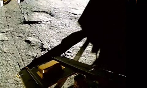 Screengrab from the video shared by ISRO