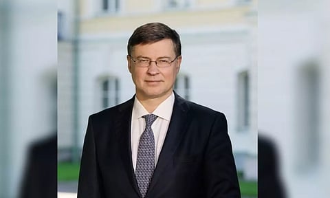 EU executive vice president Valdis Dombrovskis