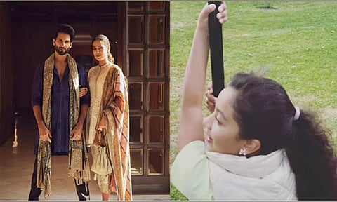 Shahid Kapoor, Mira Rajput and Misha