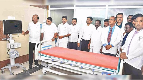 Ma Subramanian inaugurates additional bed facility in Ramanathapuram Government Hospital on Saturday