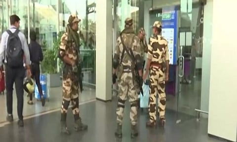 Visuals from the Lucknow airport (ANI)