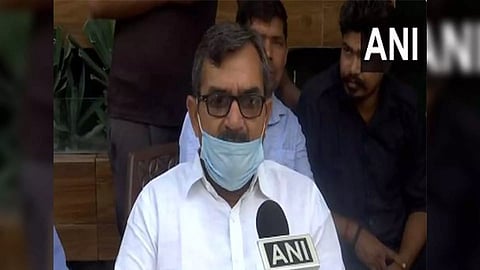 Neeraj Chopra's father Satish Kumar. (Photo/ANI)