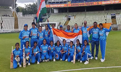 Indian women's blind cricket team (Image: ANI)