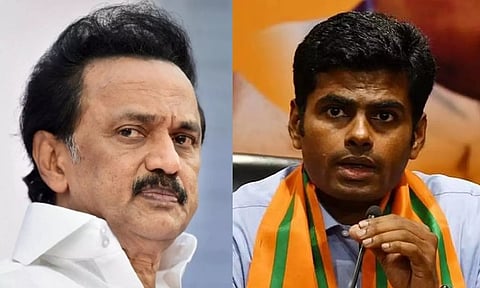 Tamil Nadu Chief Minister M K Stalin; Tamil Nadu BJP chief K Annamalai (File)