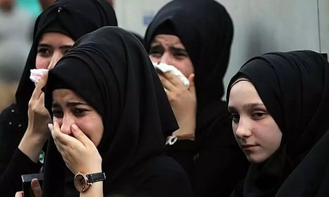 Iraqi women mourn at the site of the bombing back in 2016 (Photo:AFP)