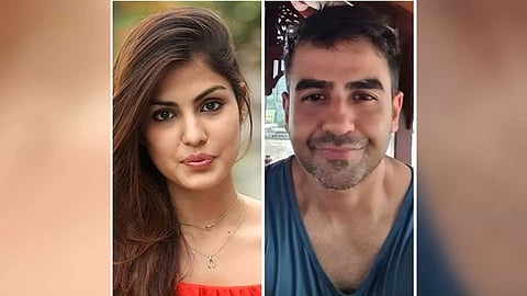 (L-R) Bollywood Actress Rhea Chakraborty; Nikhil Kamath (Photo/IANS)