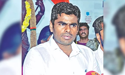 BJP state president K Annamalai