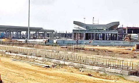 Kilambakkam bus terminus under construction (file photo)