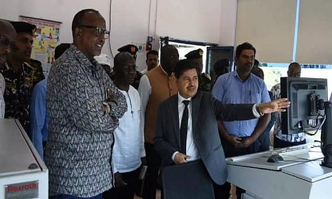 A high Kenyan delegation visits Goa shipyard (Photo:ANI)