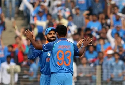 Virat Kohli and Jasprit Bumrah (IANS)