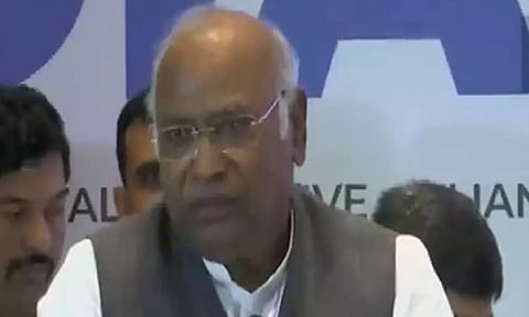 Congress Chief Mallikarjun Kharge (Photo:ANI) 