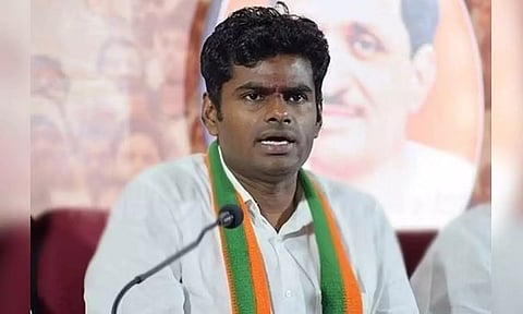 Tamil Nadu BJP president K Annamalai