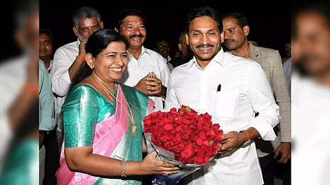 Andhra Pradesh Chief Minister YS Jagan Mohan Reddy leaves for London from Vijayawada airport (Photo credit/CMO Andhra Pradesh Twitter handle)