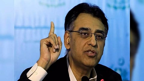 PTI leader Asad Umar (Photo/ANI)