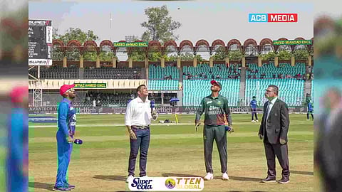 Bangladesh has won the toss and has elected to bat first against Afghanistan