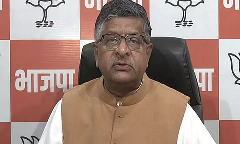 BJP leader Ravi Shankar Prasad (Photo: ANI)